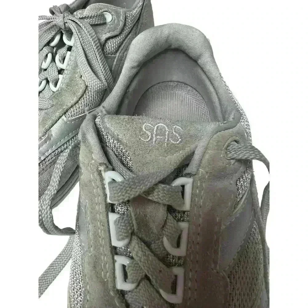 SAS Women's Tour Mesh Lace Up Comfort Athletic Sneaker Shoe Size 9N Dust Gray